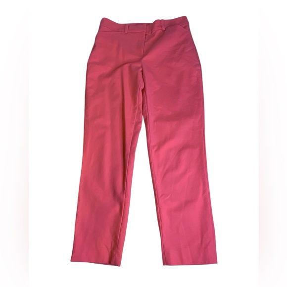 Brooks Brothers Pink Cropped Trouser Chino Ankle Pants Women’s Size 10 - Picture 2 of 13